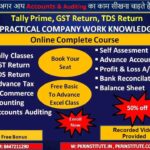 Practical Tally Prime GST, TDS Return and Advance Excel With Chat GPT Classes